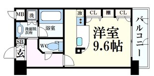 三ノ宮駅 徒歩7分 6階の物件間取画像